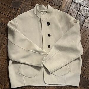 Soeur Windosr Coat Chalk S Wool Jacket